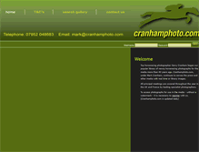 Tablet Screenshot of cranhamphoto.com